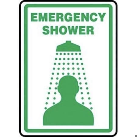 Accuform SAFETY SIGN EMERGENCY SHOWER MFSD519XT MFSD519XT